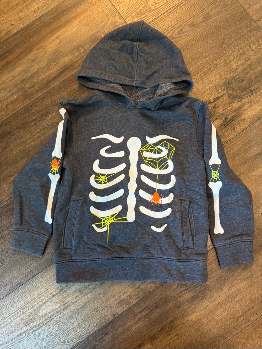 Cat & Jack Kids size 4/5 Skeleton Hoodie Halloween